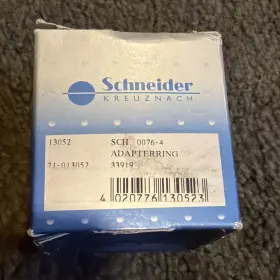 Schneider Kreuznach 0076-4 Sch Adapter Ring