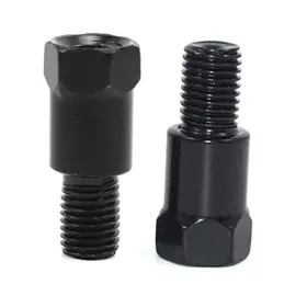 Semimo Sels003 Motorcycle Mirror Mount Adapter Height 10mm Rh To 8mm 2pcs