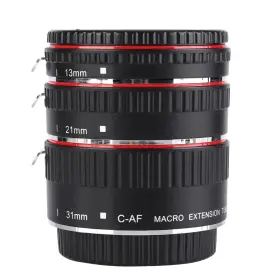 Serounder 736342836556 For Ef/ef-s Macro Extension Tube Set Auto Focusing Adapter Ring Cameras