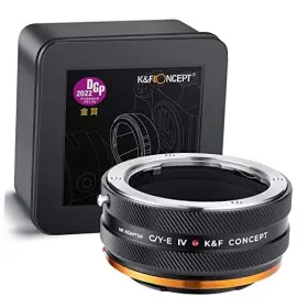 Shenzhen Zhuoer Photograph Kf06.514 Iv Pro C/y-nex Lens Mount Adapter Manual Focus Compatible With Contax/yashica