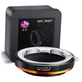 Shenzhen Zhuoer Photograph Kf06.516 Iv Pro L/m-e Lens Mount Adapter With Aperture Control Ring Compatible
