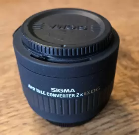 Sigma 000851268765 Apo Teleconverter 2x Ex Dg Lens For Nikon Af Excellent With Caps And Case