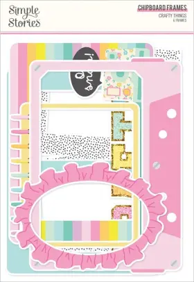 Simple Stories 5a0022m7-1g5gf Crafty Things Chipboard-frames