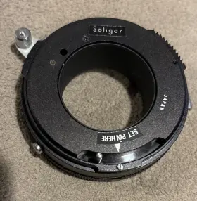 Soligor 22-220 Universal T4 Lens Mount Adapter For Miranda 35mm Film Camera Ex Soligor 22-220 Universal T4 Lens Mount Adapter For Miranda 35mm Film Camera Ex