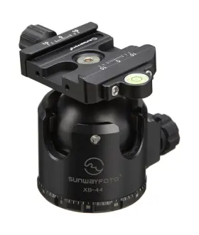 Sunwayfoto Xb-44 Tripod Ball Head Arca Compatible Low Cog 88lb Max Load Xb44