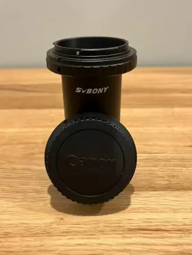 Svbony F9105a 1.25 Inch Camera To Telescope T-mount Adapter/t2-ring -nikon/canon Dslr/slr
