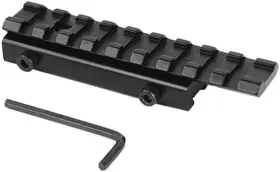 Tacgle 445057756716 3/8 Inch 11mm Dovetail To 7/8 20mm Converter Picatinny Rail Adapter Low Pro