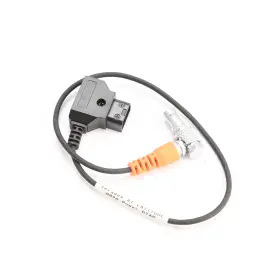 Teradek 11-1378 16 Inch Right-angled 4-pin Hirose To Straight D-tap Power Cable