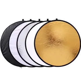 Trumagine F110cm5-1 43 Inch /110cm 5-in-1 Light Reflector For Photography Collapsible Multi-disc Round
