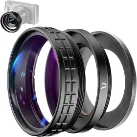 Uurig 784104287542 Ulanzi Creative Zv-1 Wide Angle/macro Additional Lens 52mm Diameter Compatibl