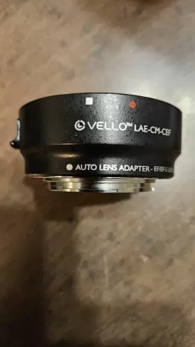 Vello 726084415195 Auto Lens Adapter For Canon Ef/ef-s Lenses To Eos M Camera Vello 726084415195 Auto Lens Adapter For Canon Ef/ef-s Lenses To Eos M Camera