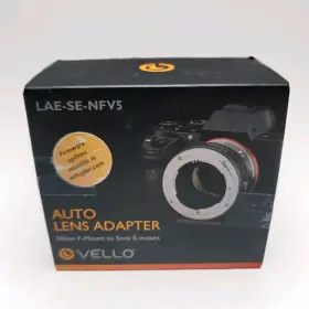 Vello 847628003514 Gear Auto Lens Adapter For Nikon F-mount To Sony E-mount Lae-se-nfv5