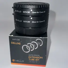 Vello 847628041172 2 Piece Lens Manual Extension Tube Set For Canon Ef/ext-crf Mount