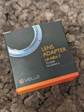 Vello 847628547001 T Mount Lens To Sony Nex Camera Adapter La-nex-t T2 E