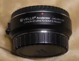 Vello 847628592988 Canon Ef Lens To Sony E-mount Camera Accelerator Adapter Lag-nex-cef