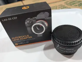 Vello 847628594142 Autofocus Lens Adapter Canon Ef/ef-s To Sony E-mount