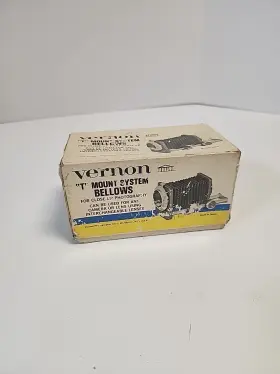 Vernon 16-450 Vintage Double Track Bellows T2 Mount Made In Japan Excellent Condition