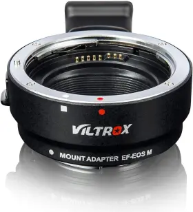 Viltrox 662565197658 Ef-eos M Lens Mount Auto Focus Adapter For Canon Ef-m - Black