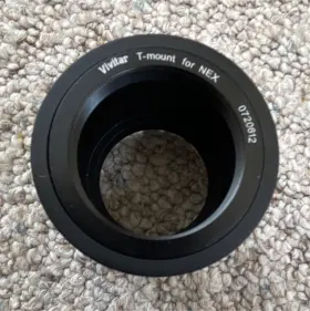 Vivitar 0720612 T-mount Twist-on Lens Adapter For Sony Nex Camera Adapters