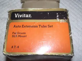 Vivitar 24-6273 Vintage Auto Extension Tube Set At-4 For Canon Fd/fl Mount New In Box