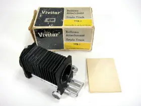 Vivitar Ttb-1 Triple Track Camera Bellows Attachment Mamiya Sekor Pentax Mounts