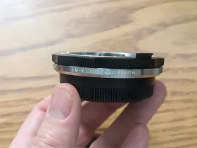 Voigtlander Bd284a Vm-x Close Focus Adapter For Vm-mount Lens To Fuji X-mount Camera