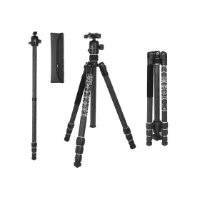 Xamorest Tc18 Carbon Fiber Tripod For Camera With 360 Panorama Ball Head 1/4 Inch Arca Qr P