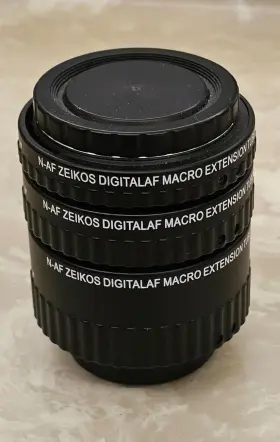 Zeikos 817851014618 N-af Digital Auto-focus Extension Tube Set For Nikon