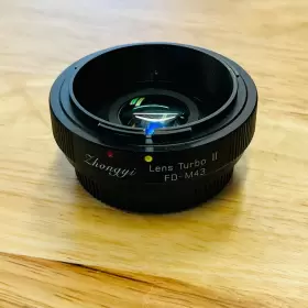 Zhongyi Fd-m4 Lens Turbo Ii Adapter Canon Fd To M4/3 Mft Zhongyi Fd-m4 Lens Turbo Ii Adapter Canon Fd To M4/3 Mft