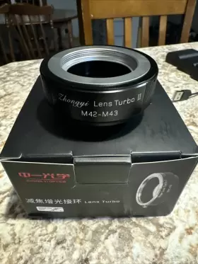 Zhongyi M42-m4 Lens Turbo Ii Adapter Reduce Focus M42 To M4/3 Mft Bmpcc Om-d G7 Zhongyi M42-m4 Lens Turbo Ii Adapter Reduce Focus M42 To M4/3 Mft Bmpcc Om-d G7
