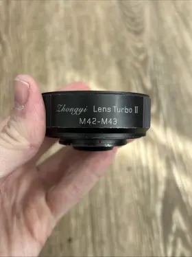 Zhongyi M42-m43 Lens Turbo Ii Adapter For M42 To Panasonic Olympus M4/3 M43